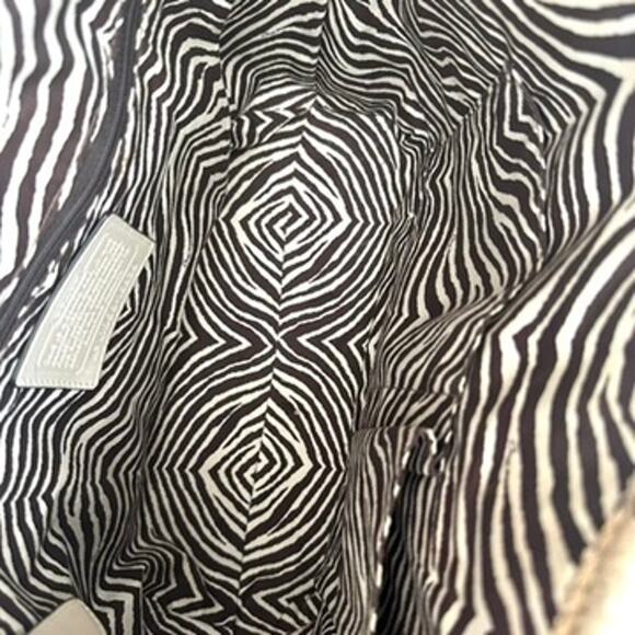 Coach Python Straw Natalie Tote - Picture 6 of 8